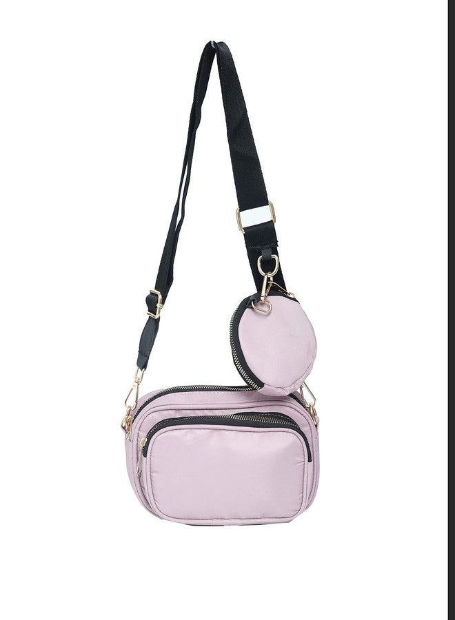 Donicy Women's Stylish Parachute Camera Design Sling Bag, Beige - Image 2